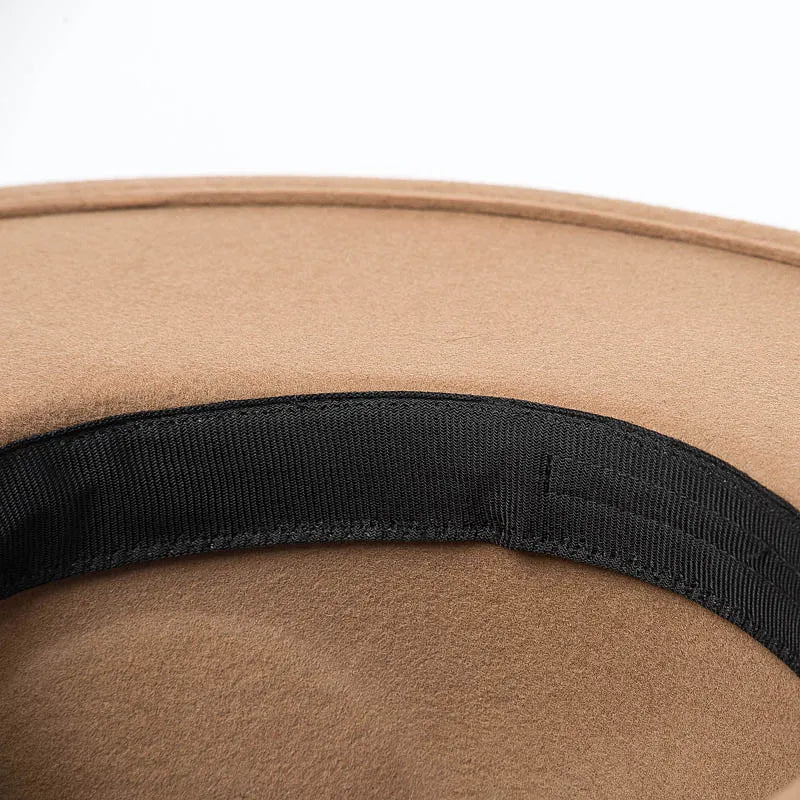 Siena Luxe Wide Brim Wool Fedora – Premium Australian Wool Collectio