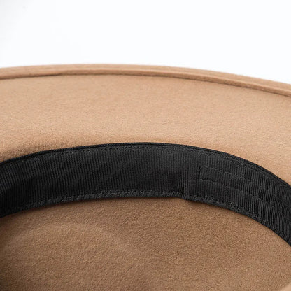 Siena Luxe Wide Brim Wool Fedora – Premium Australian Wool Collectio