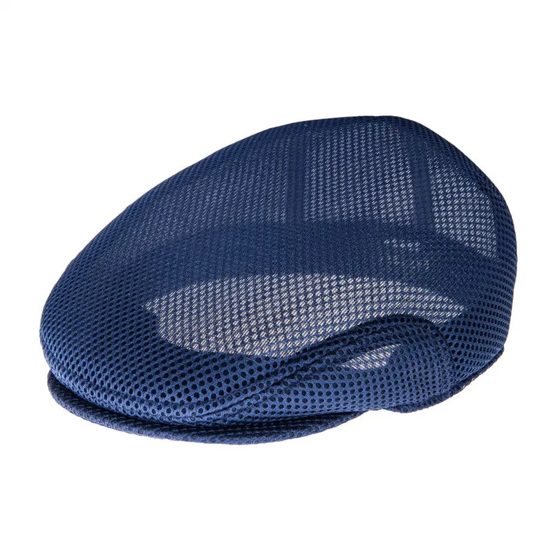 The Lochside | Unisex Mesh Summer Flat Cap | Urban Caps NZ