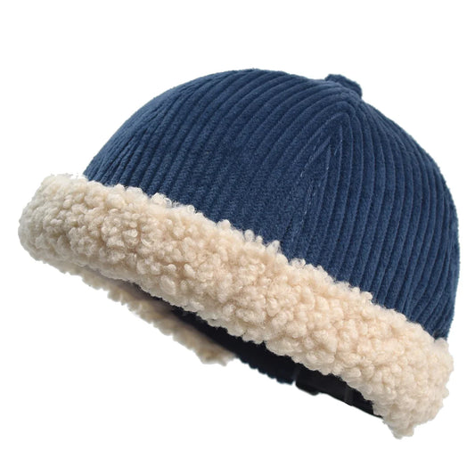 Himalayan Winter Corduroy Docker Cap - Timeless Corduroy Warmth For Daily Use All Day