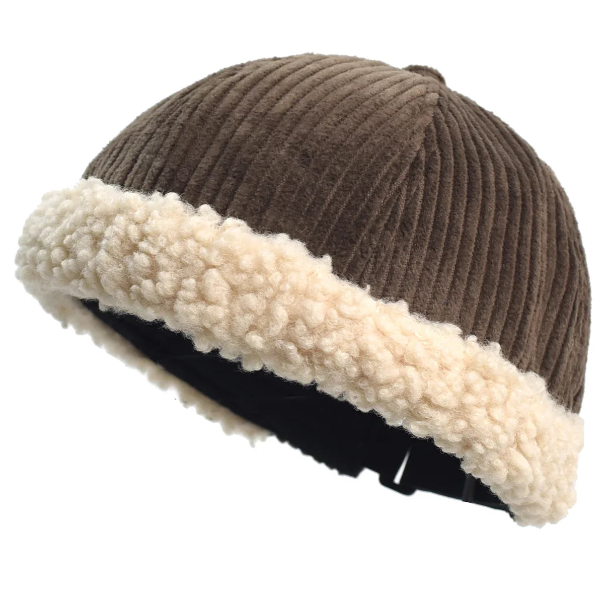 Himalayan Winter Corduroy Docker Cap - Timeless Corduroy Warmth For Daily Use All Day
