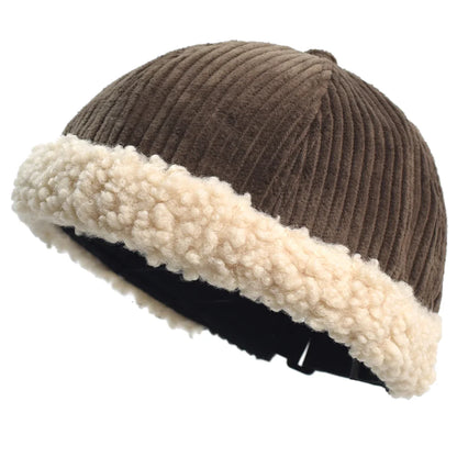 Himalayan Winter Corduroy Docker Cap - Timeless Corduroy Warmth For Daily Use All Day