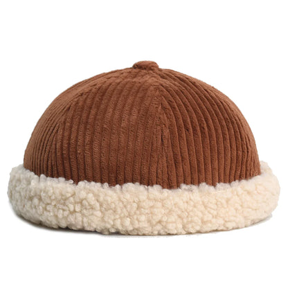Himalayan Winter Corduroy Docker Cap - Timeless Corduroy Warmth For Daily Use All Day