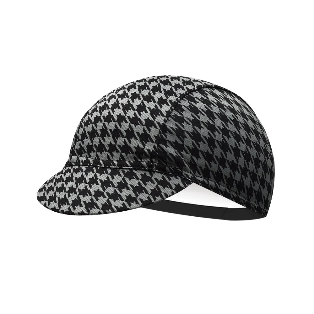 Hinault Tartan Cycling Cap Lightweight Acrylic For Wind And Sweat Protection