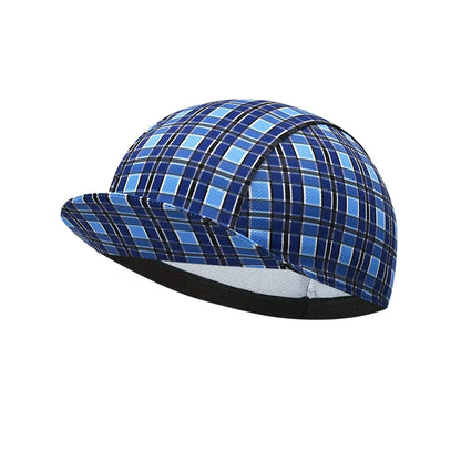 Hinault Tartan Cycling Cap Lightweight Acrylic For Wind And Sweat Protection