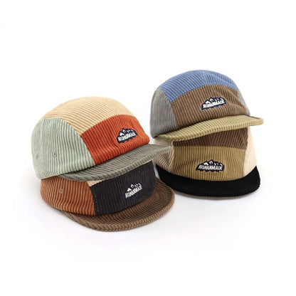 Honanmade Corduroy 5-Panels Baseball Cap - Urban Caps