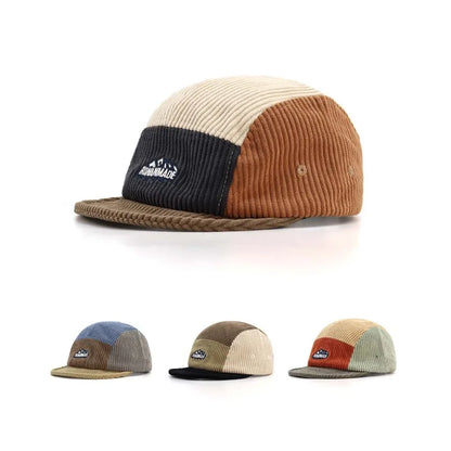 Honanmade Corduroy 5-Panels Baseball Cap - Urban Caps