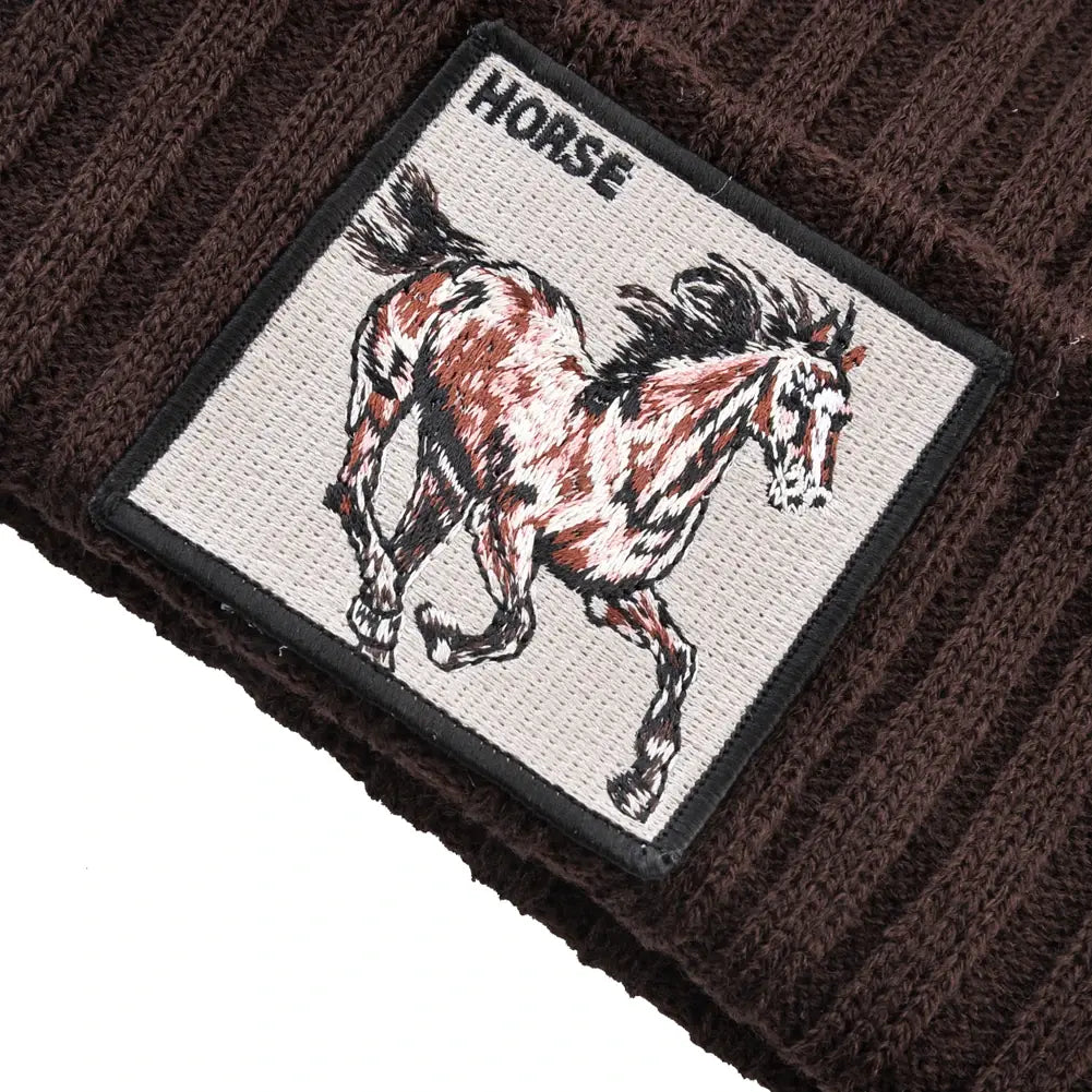 Horse Knitted Beanie - Urban Caps