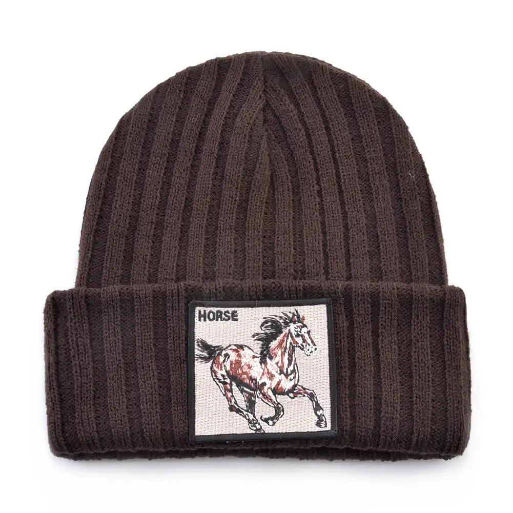 Horse Knitted Beanie - Urban Caps