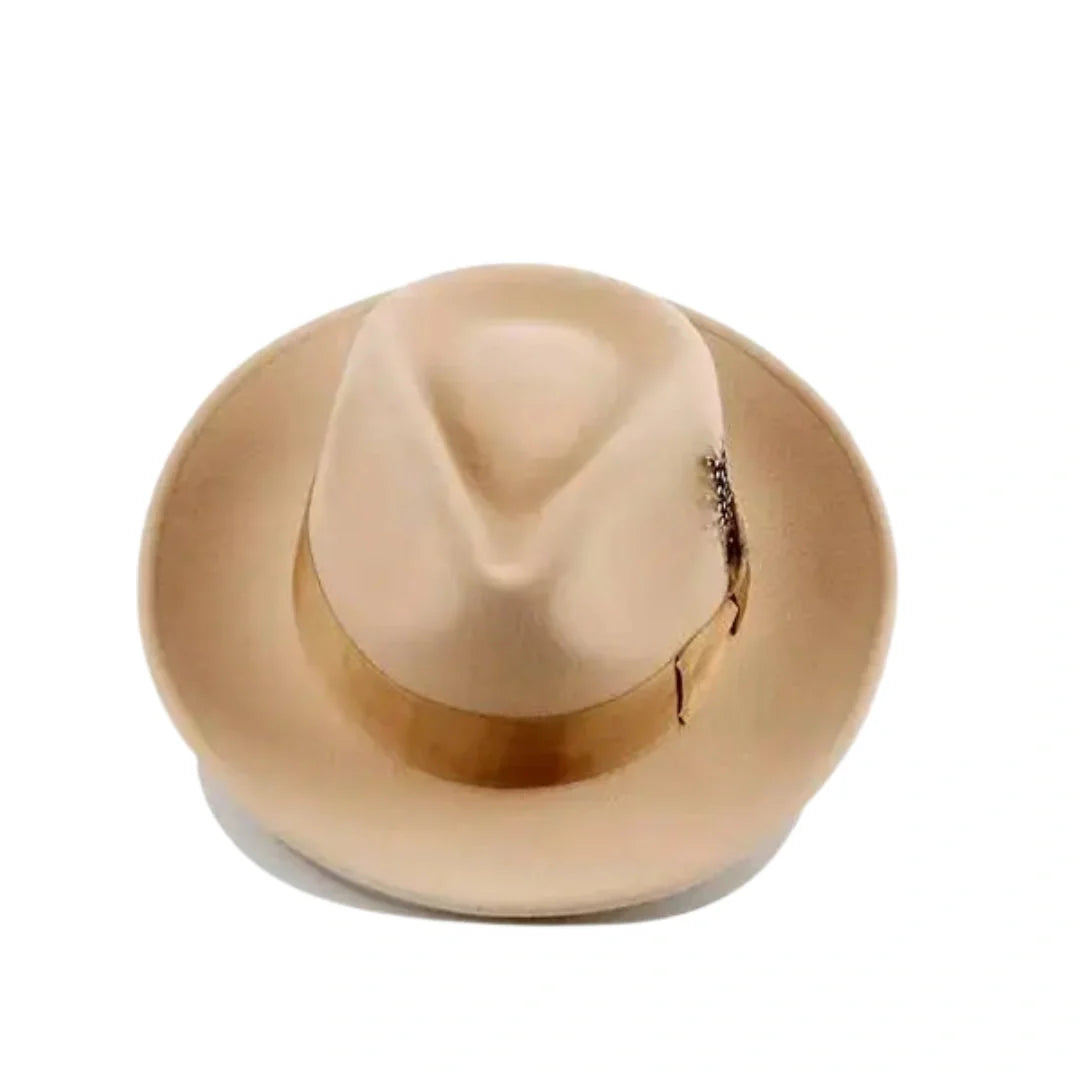 Howard Feathers Wool Fedora Hat - Classic Fedora Style With Pheasant Feather Accents