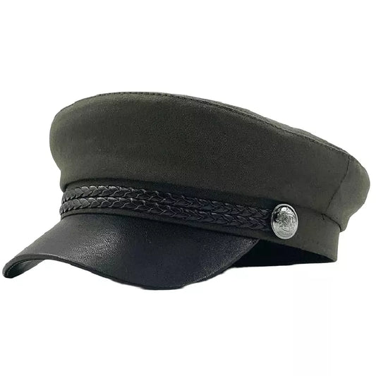 Hower Cotton Sailor Cap - Classic Nautical Style Cotton For Casual Outfits And Charm