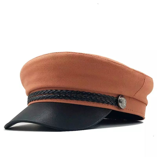 Hower Cotton Sailor Cap - Classic Nautical Style Cotton For Casual Outfits And Charm