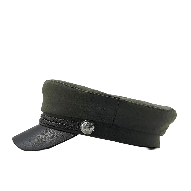 Hower Cotton Sailor Cap - Classic Nautical Style Cotton For Casual Outfits And Charm