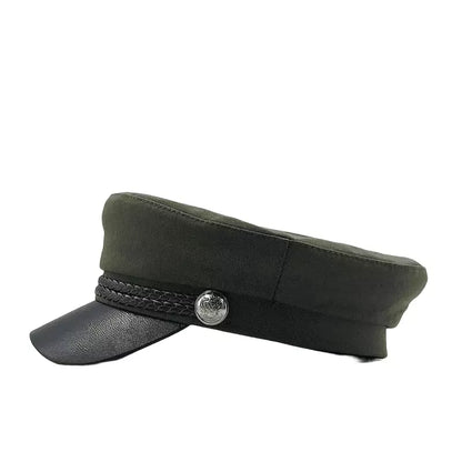Hower Cotton Sailor Cap - Classic Nautical Style Cotton For Casual Outfits And Charm