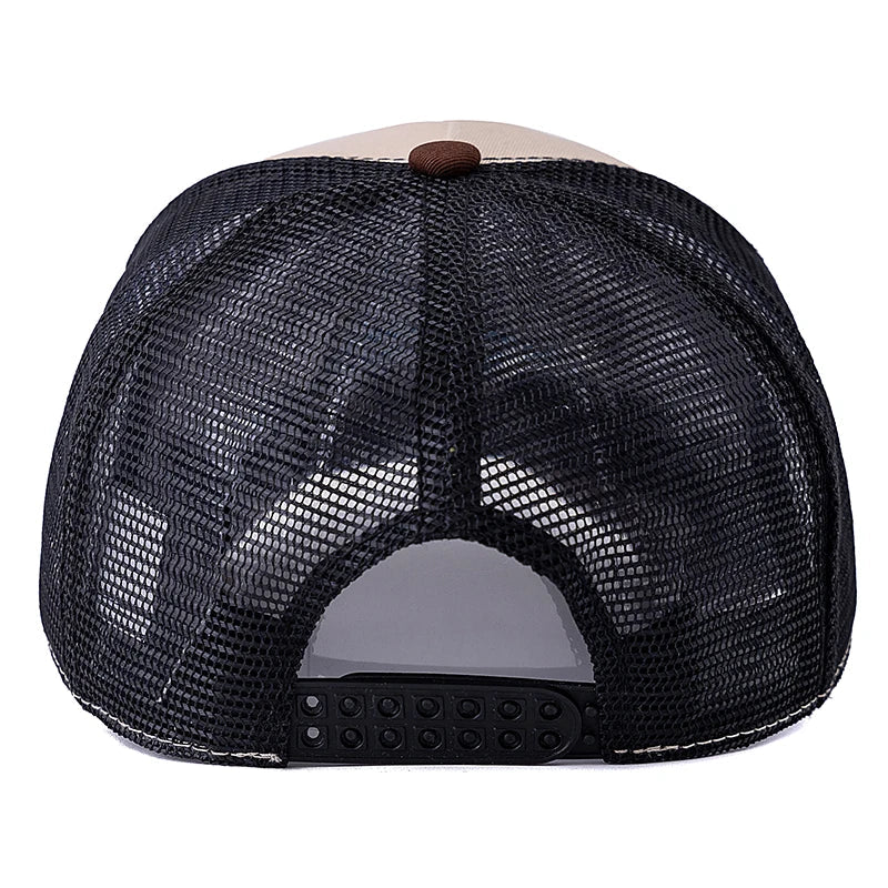 Hunting Bear Station Trucker Cap - Rugged Trucker Hat With Classic Silhouette For Hunting