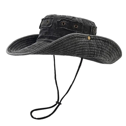 Indiana Washed Cotton Fisherman - Bucket Hat