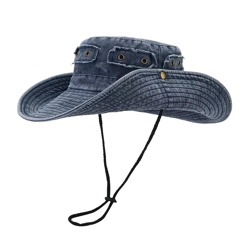 Indiana Washed Cotton Fisherman - Bucket Hat