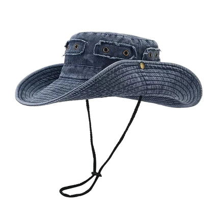 Indiana Washed Cotton Fisherman - Bucket Hat