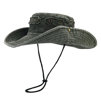 Indiana Washed Cotton Fisherman - Bucket Hat