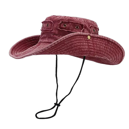 Indiana Washed Cotton Fisherman - Bucket Hat