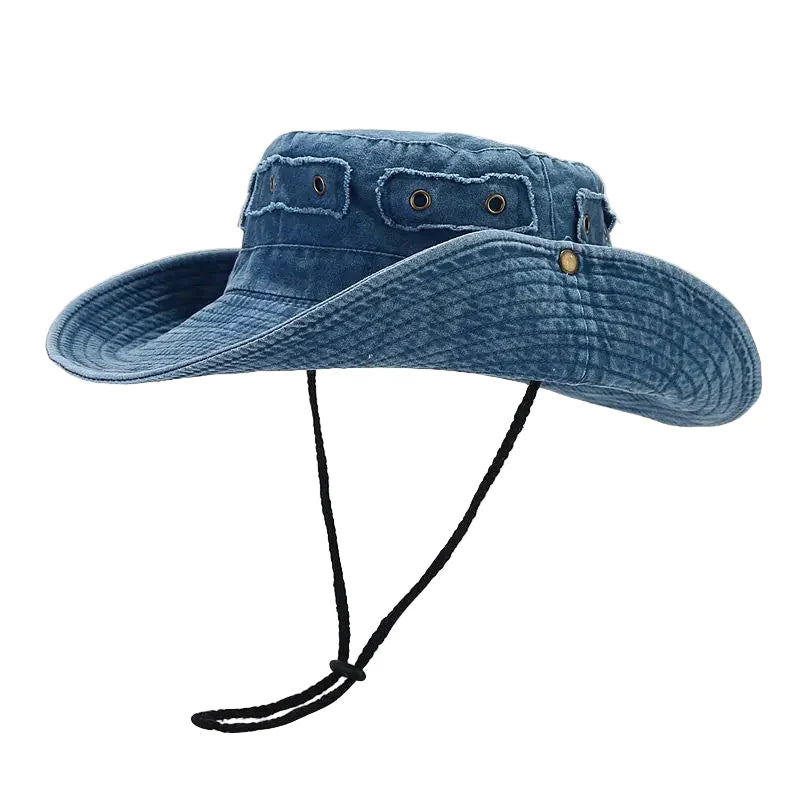 Indiana Washed Cotton Fisherman - Bucket Hat