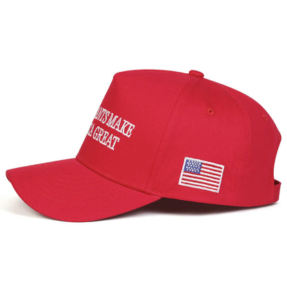 Inmigrants Make America Great Baseball Cap - With Embroidered Details For Timeless Look