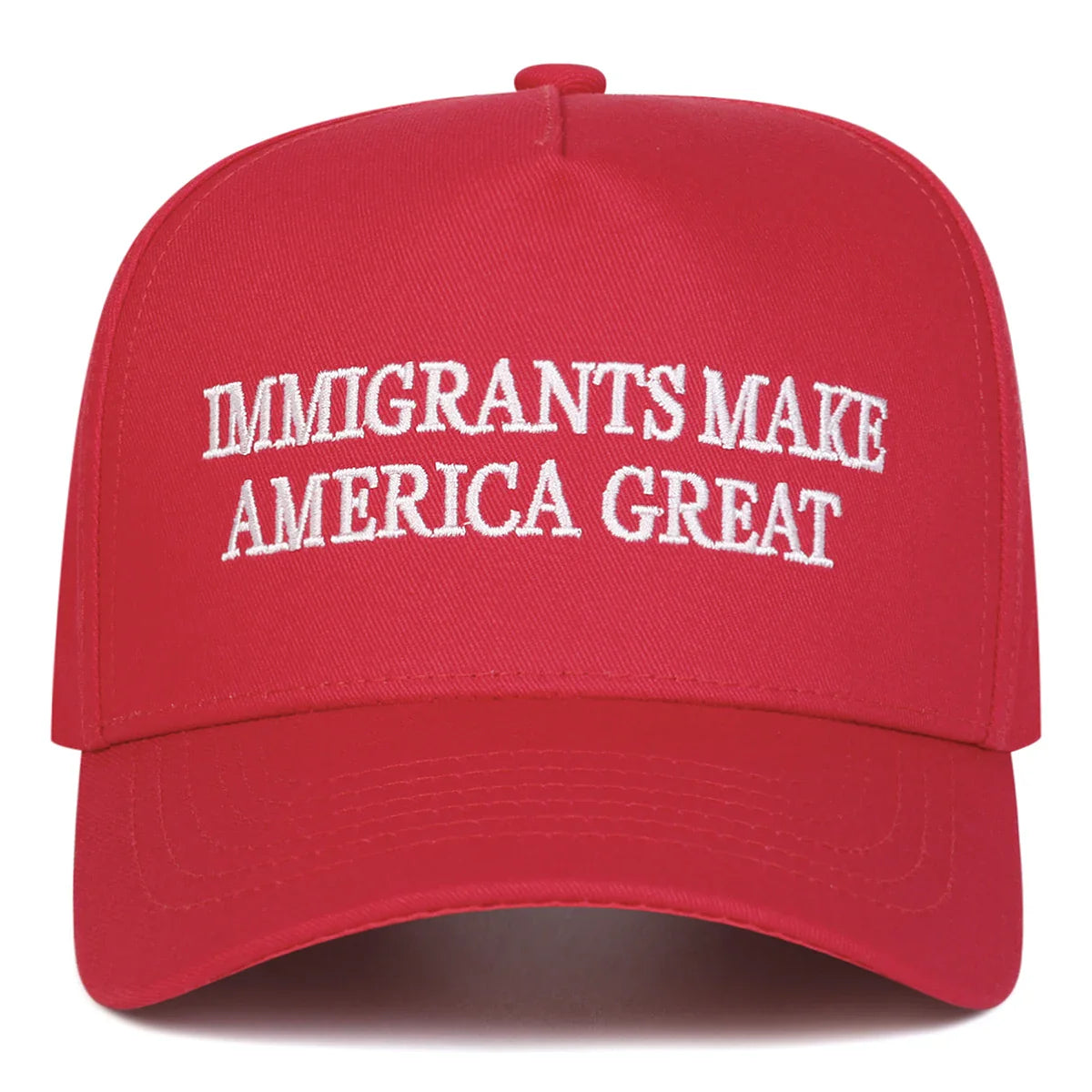 Inmigrants Make America Great Baseball Cap - With Embroidered Details For Timeless Look