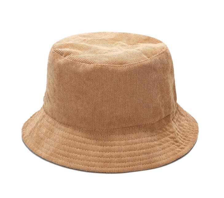 JM Corduroy Reversible Bucket Hat - Versatile Reversible Hat With Corduroy Texture