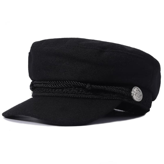 J&J Rope Cotton Sailor Cap - Classic Nautical Cotton Look For Casual Style Everyday Use