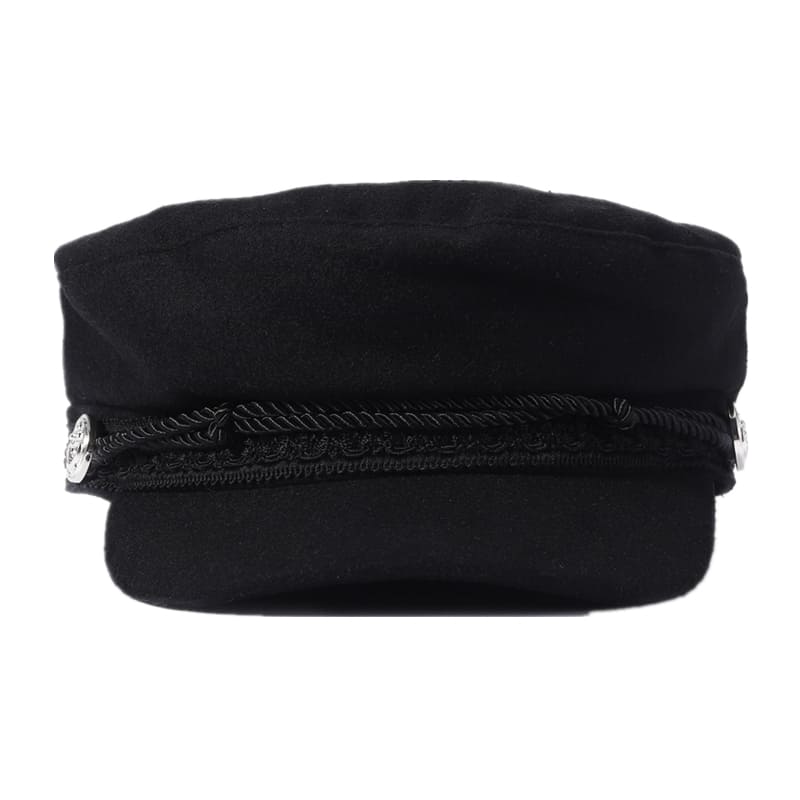 J&J Rope Cotton Sailor Cap - Classic Nautical Cotton Look For Casual Style Everyday Use