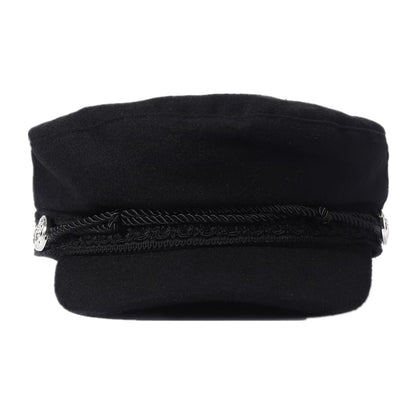 J&J Rope Cotton Sailor Cap - Classic Nautical Cotton Look For Casual Style Everyday Use