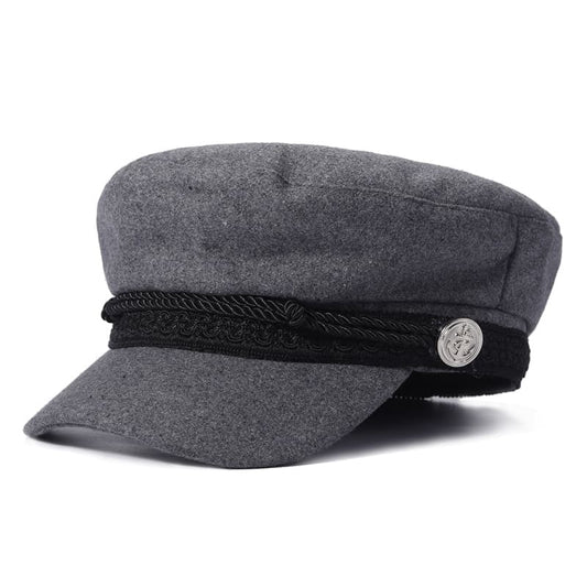 J&J Rope Cotton Sailor Cap - Classic Nautical Cotton Look For Casual Style Everyday Use