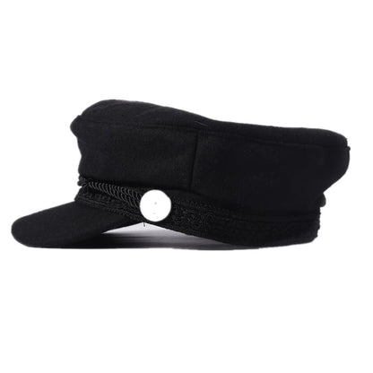 J&J Rope Cotton Sailor Cap - Classic Nautical Cotton Look For Casual Style Everyday Use