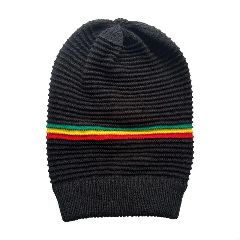 Authentic Jamaica Reggae Slouchy Knitted Beanie - Urban Caps