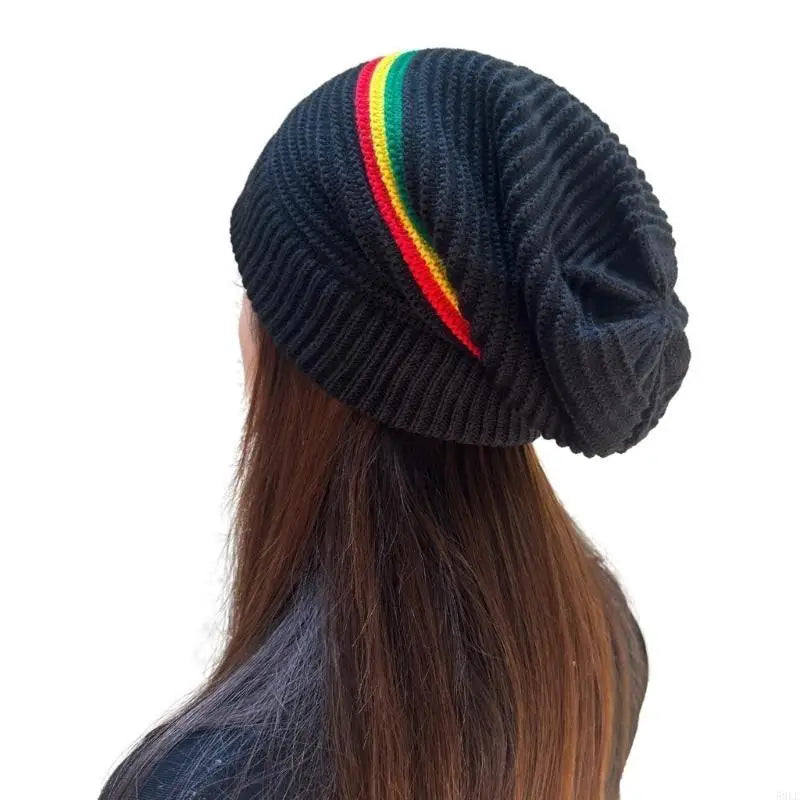 Authentic Jamaica Reggae Slouchy Knitted Beanie - Urban Caps