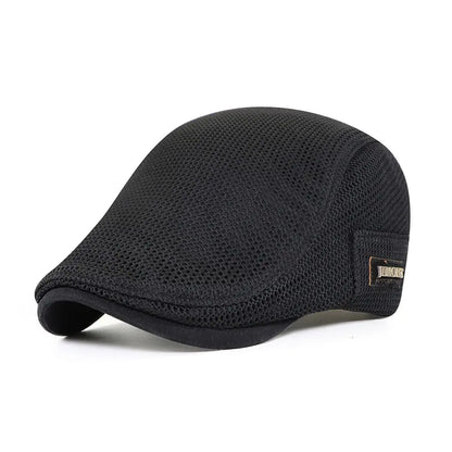 Jamont Mesh Flat Cap – Breathable Summer Golf Ivy Cap Adjustable