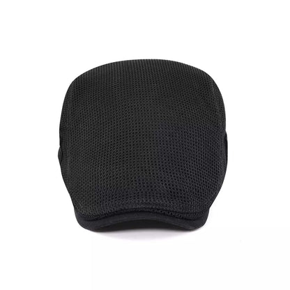 Jamont Mesh Flat Cap – Breathable Summer Golf Ivy Cap Adjustable