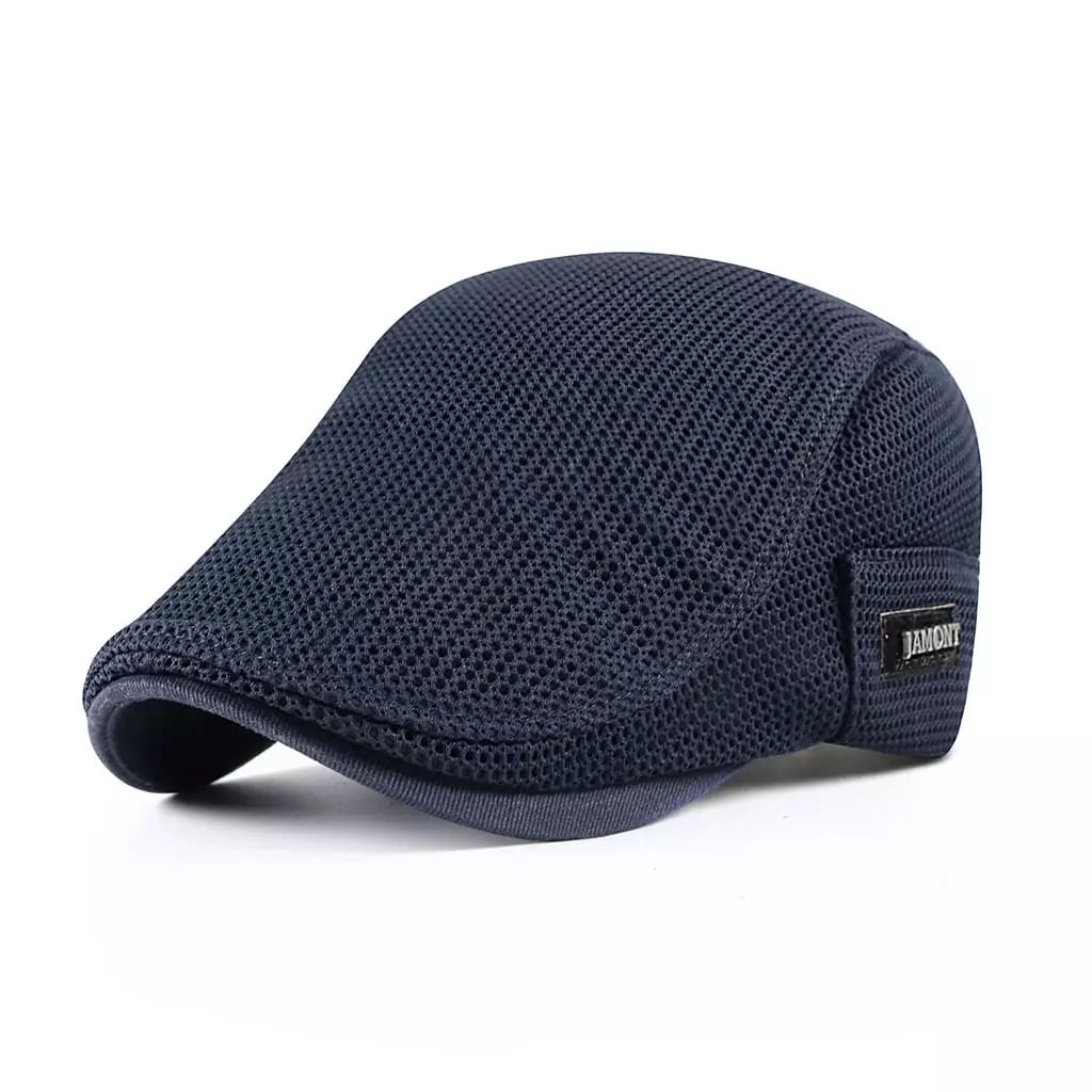Jamont Mesh Flat Cap – Breathable Summer Golf Ivy Cap Adjustable