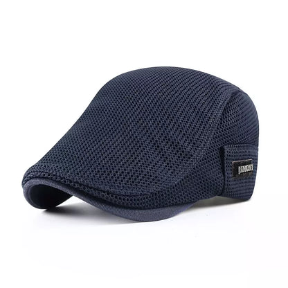 Jamont Mesh Flat Cap – Breathable Summer Golf Ivy Cap Adjustable