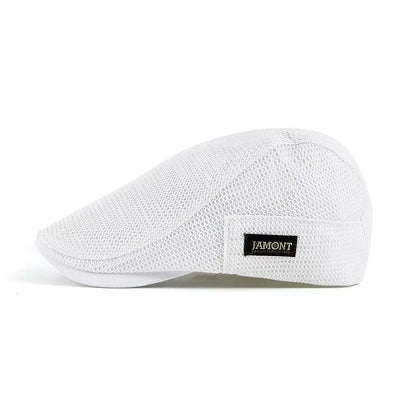 Jamont Mesh Flat Cap – Breathable Summer Golf Ivy Cap Adjustable