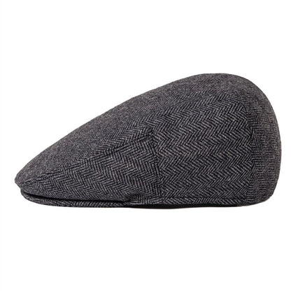 Palmer Wool Blend Flat Cap - Timeless Style With Classic Comfort For All Occasions