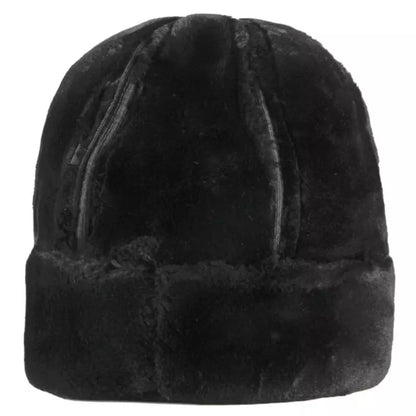 KOV Russian Winter Leather Cap – Lined Warm Ushanka Hat