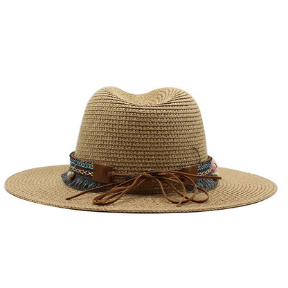 Karlovy Bohemian Summer Fedora Hat - Lightweight Bohemian Style Fedora For Warm Weather
