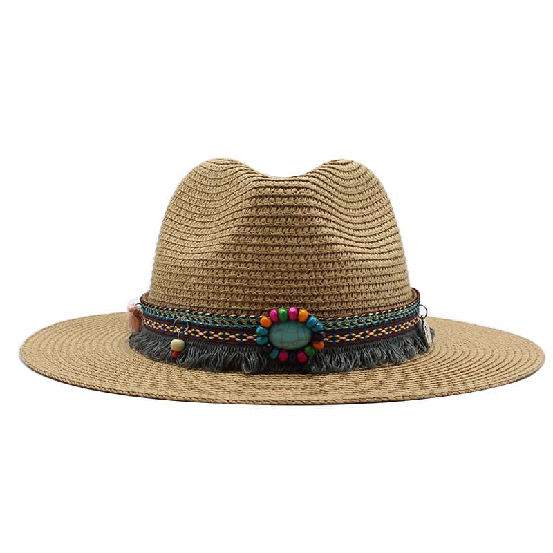 Karlovy Bohemian Summer Fedora Hat - Lightweight Bohemian Style Fedora For Warm Weather
