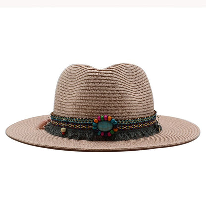 Karlovy Bohemian Summer Fedora Hat - Lightweight Bohemian Style Fedora For Warm Weather