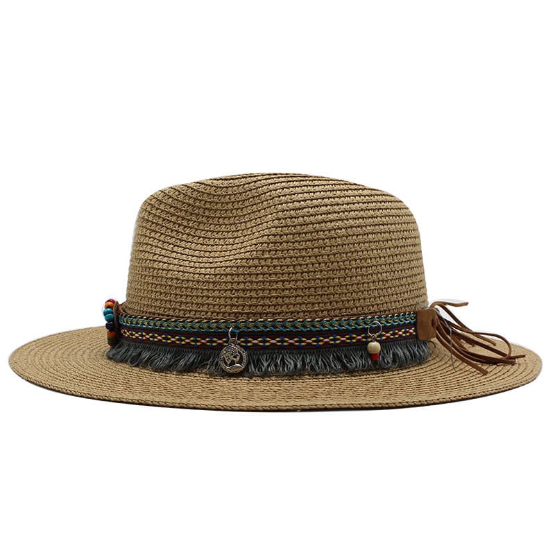 Karlovy Bohemian Summer Fedora Hat - Lightweight Bohemian Style Fedora For Warm Weather