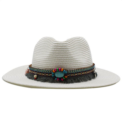 Karlovy Bohemian Summer Fedora Hat - Lightweight Bohemian Style Fedora For Warm Weather