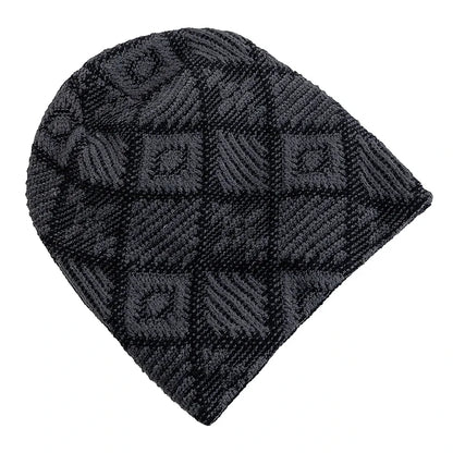 Kearney Winter Rhombuses Fur Knitted Beanie - Urban Caps