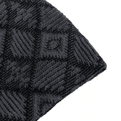 Kearney Winter Rhombuses Fur Knitted Beanie - Urban Caps