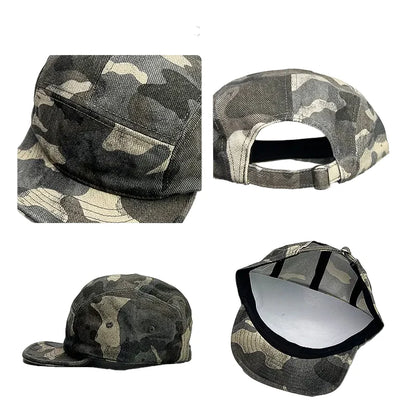 Keeney Camouflage 5-Panel Baseball Cap - Urban Caps
